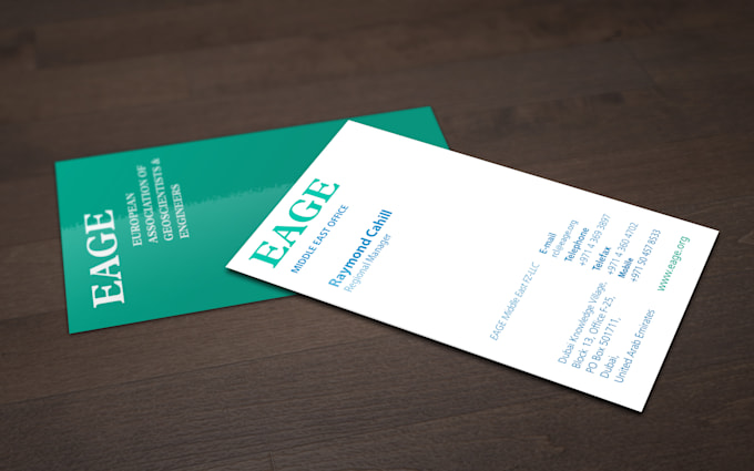 do modern business card design in 1 day