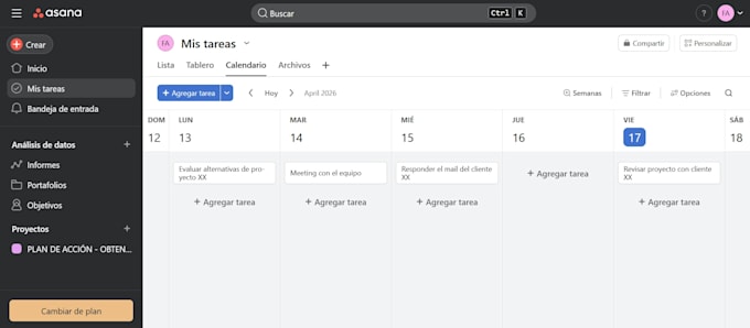 seré tu asistente administrativa virtual