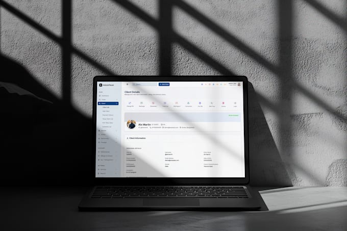 design and develop saas dashboard or web app