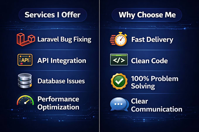 fix PHP laravel bugs, errors, and optimize your website fast