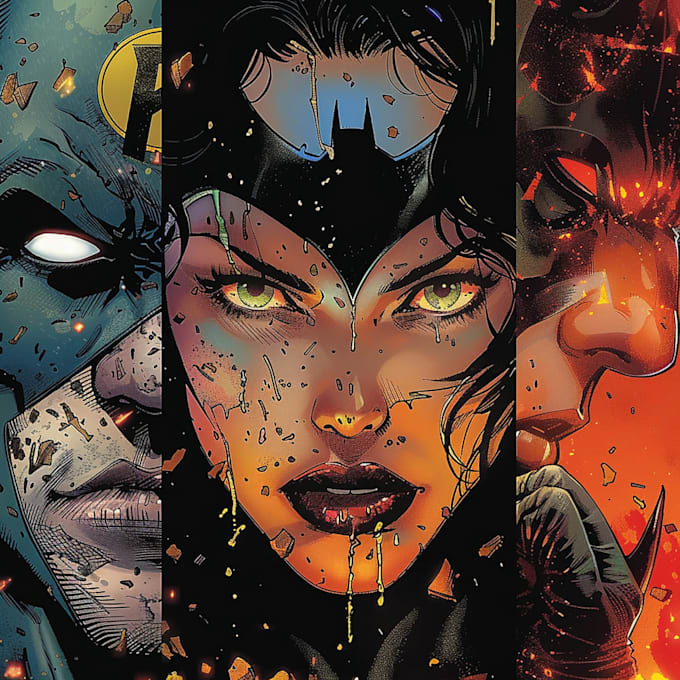 comic book illustration with comic book illustrator