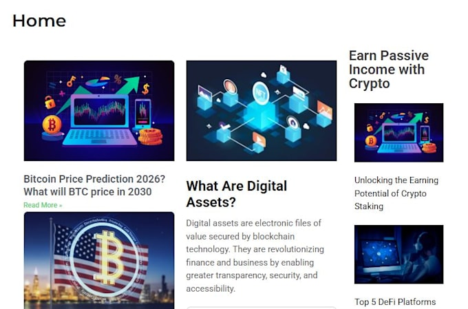 write SEO optimized crypto blog articles for your website