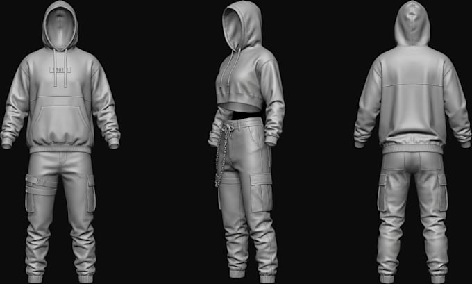 Design rig texture 3d kleding voor second life mesh gta vrchat fivem ...