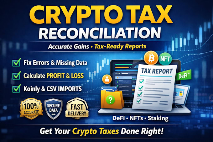 do crypto tax software reconciliation