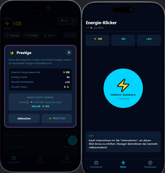 do idle energy tycoon clicker in 2d for pc mobile web