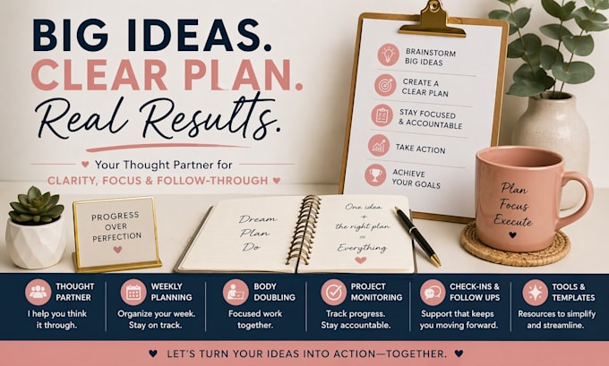 be your thought partner and help you execute your ideas