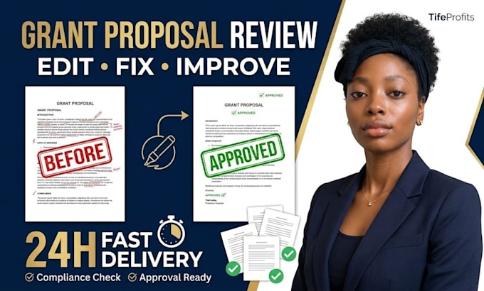 professionally review and edit your grant proposal fast