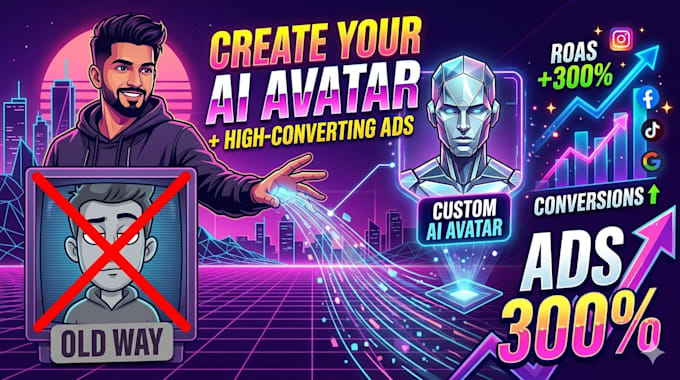 make custom ads and ai avatar in 24 hours