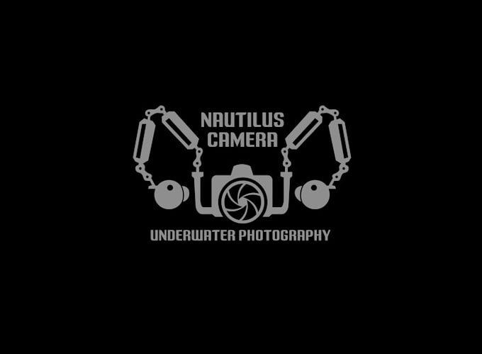 create photography, camera, lense, typography logo