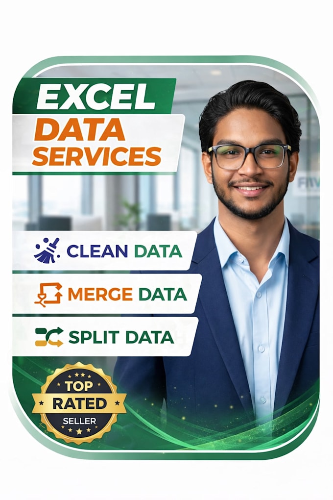clean, merge, split excel data
