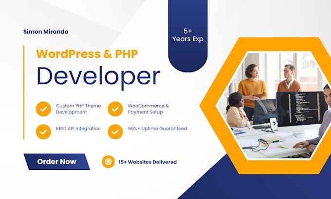 build a custom wordpress website with elementor and PHP