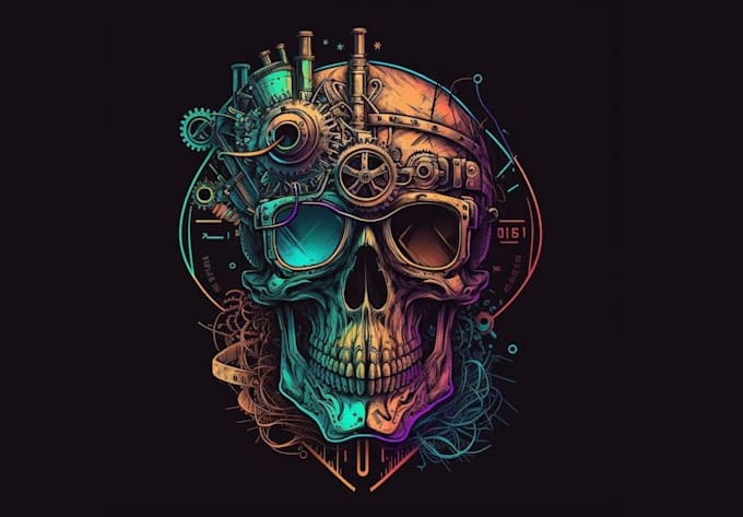 make an exceptional steampunk logo for your brand and any graphics
