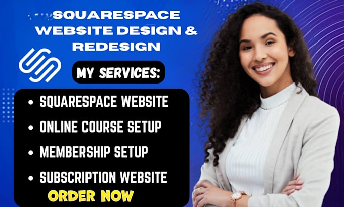 design squarespace online course membership website, elearning website design