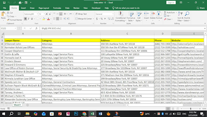 create a high quality b2b lead generation database with verified business data