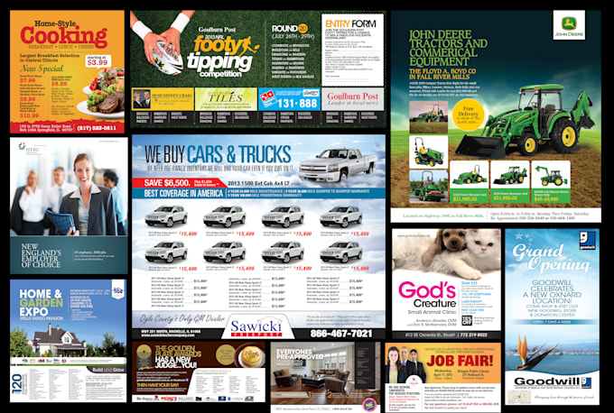 design digital magazine layout and magazine ads
