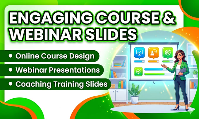 online course webinar presentation, coaching training slides presentation