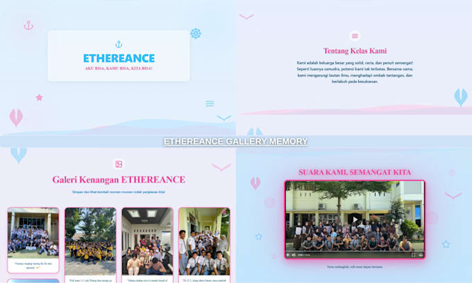 create stunning digital class memory gallery website for your school or college