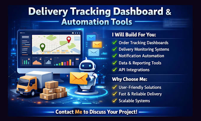 develop delivery tracking dashboard or automation
