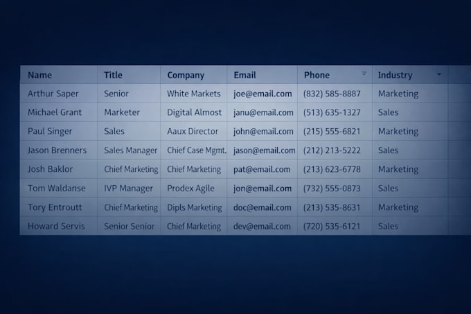 build a targeted b2b saas lead list with verified decision maker emails