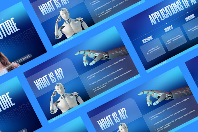 design creative powerpoint presentation and pitch deck