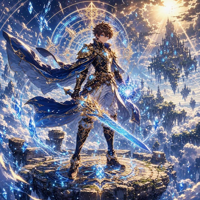 create unique anime fantasy artwork for your project