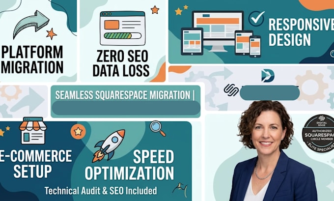 provide squarespace ecommerce setup and migrate your site to squarespace