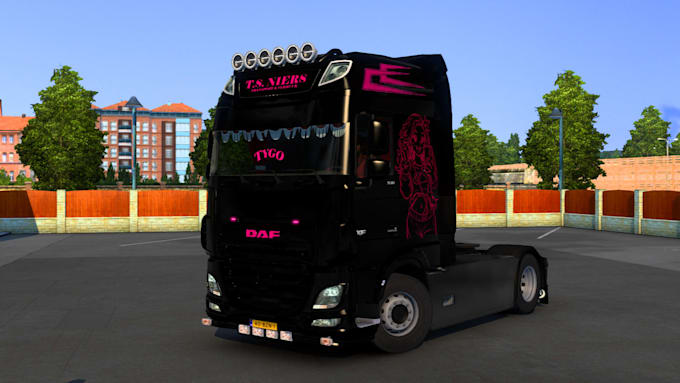 create and install custom skins for ats trucks and trailers