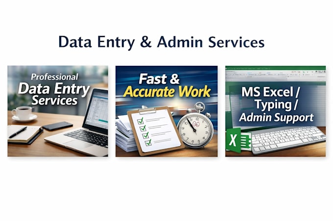 do data entry and assigments