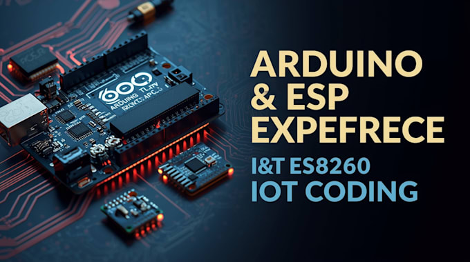 do arduino programming, atmega avr microcontroller code and esp32 project