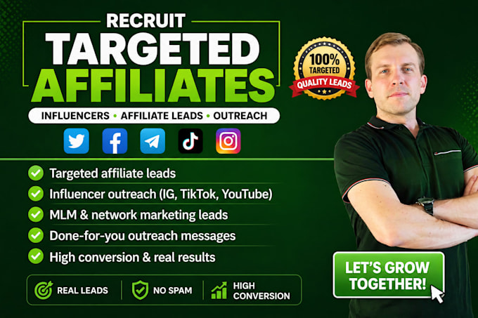 recruit shopify, etsy, ebay affiliate to promote your store, brand an course