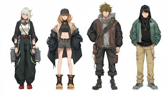 draw you as anime character style