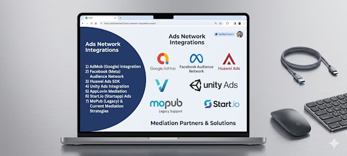 add admob unity  and facebook ads into your mobile app