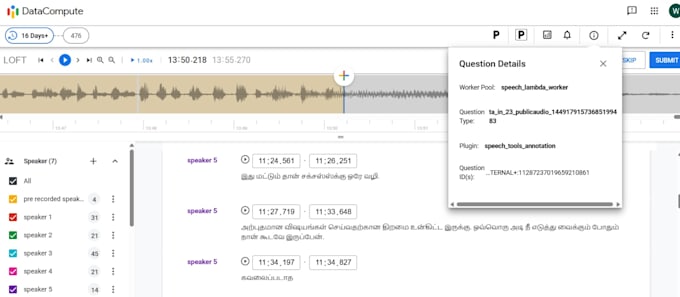 do tamil trancription translation and create subtitle