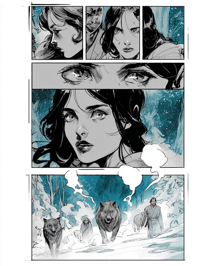 create professional comic book pages, comic art, and sequential storytelling