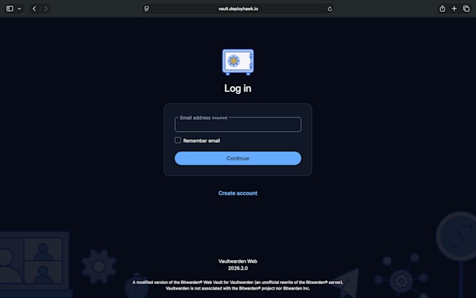 deploy a self hosted vaultwarden password manager on your vps