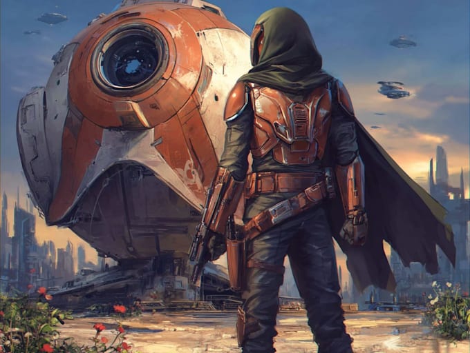design a sci fi and star wars character