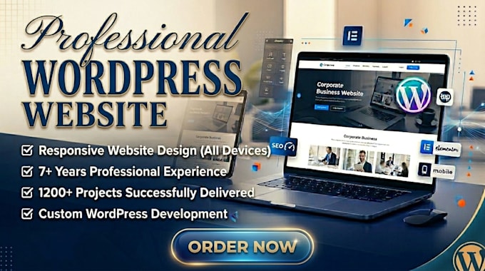 design or redesign wordpress website and custom wordpress website development