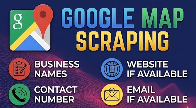 scrape google maps for b2b lead generation, local business data