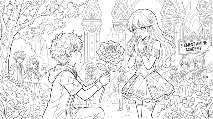 create custom coloring pages and digital art