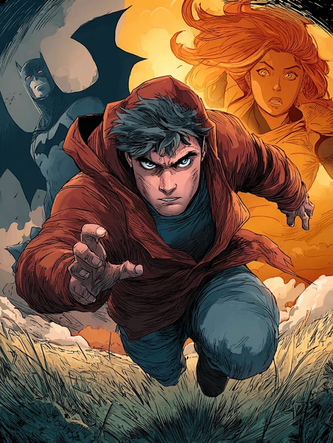 comic book illustration with comic book illustrator