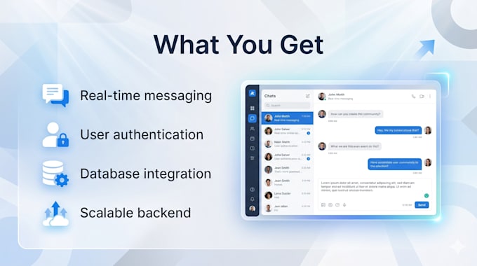 build real time chat system or messaging feature for your web app