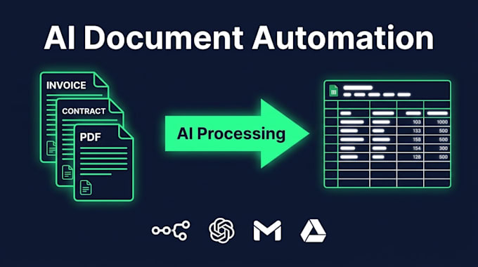 automate invoice, PDF, contract and receipt data extraction using ai