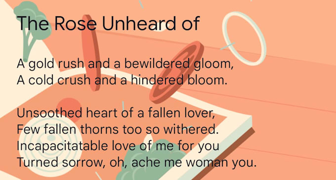 write a deeply personal poem that feels like you wrote it