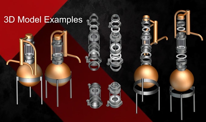 create 3d cad models and photorealistic 3d renders