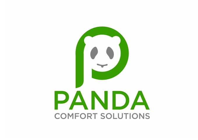 design modern panda logo