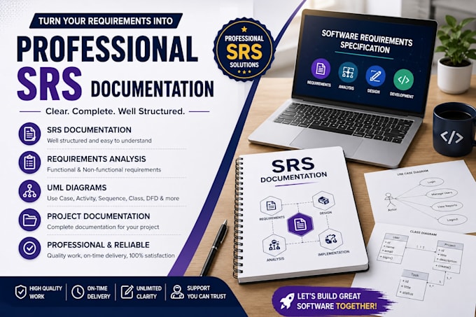 create professional srs documentation