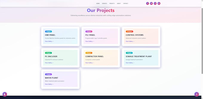 design a modern business website using HTML, CSS javascript