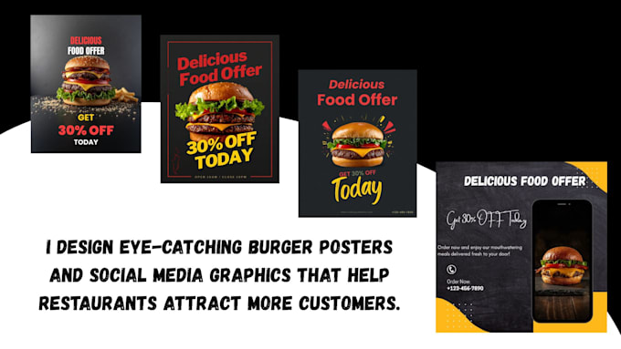 create food and beauty posters