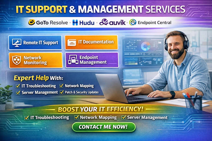 setup goto resolve IT support hudu documentation auvik network endpoint central