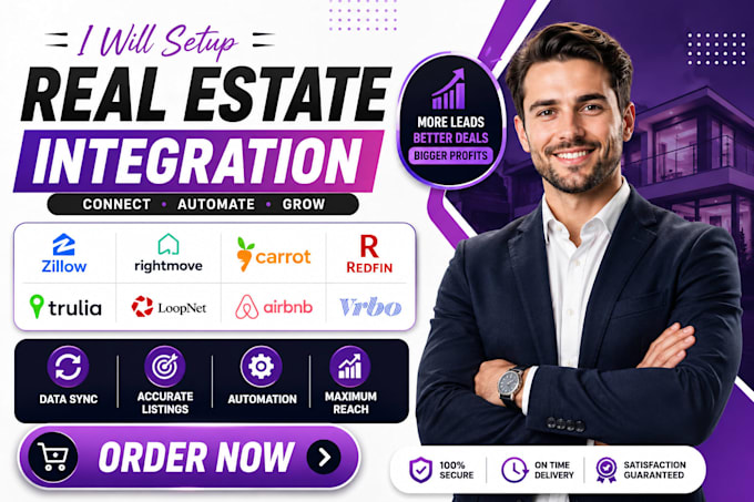 setup zillow rightmove carrot idx redfin trulia loopnet airbnb vrbo integration